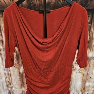 Green Envelope Scarlet Cowl Neck Top